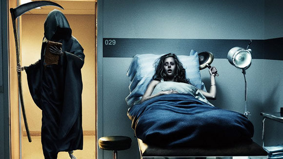 the death coming to take a patient in hospital